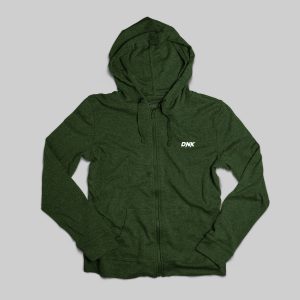 Sudadera con capucha verde